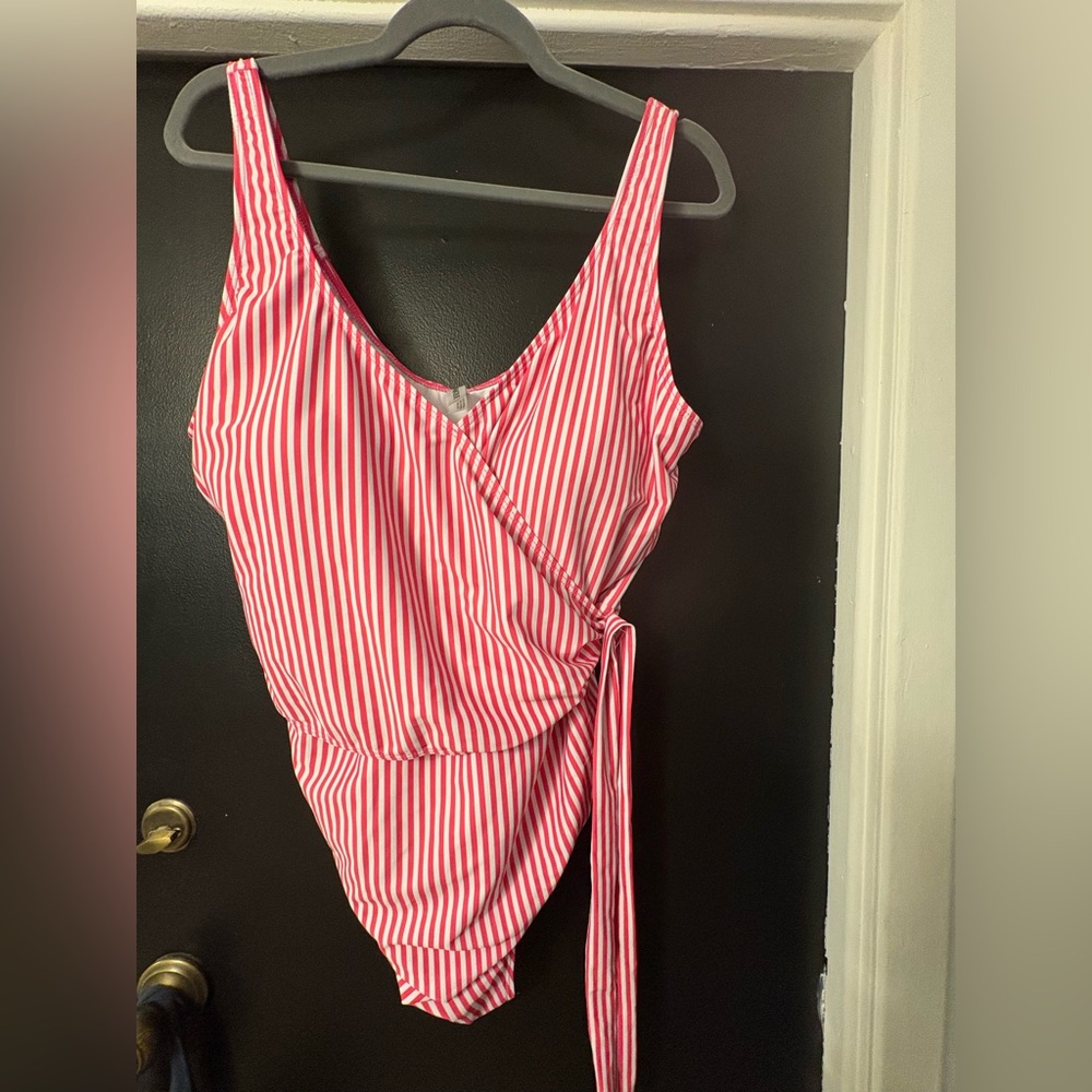 Younique Red and White Striped Kids Bodysuit